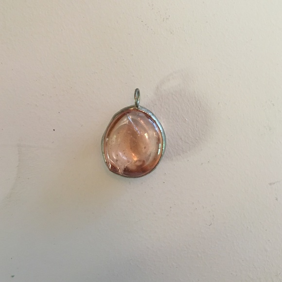 Pink Stone Pendant - Picture 2 of 3